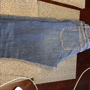 Jcrew dark wash jeans.